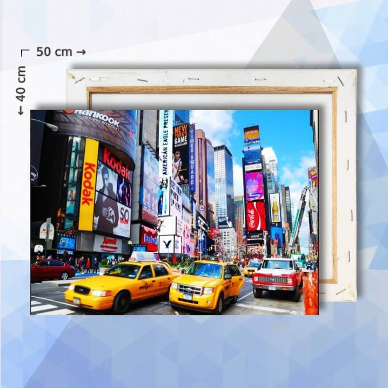Schilderen Op Nummer pakket New York Taxis - 40 x 50 cm - met frame
