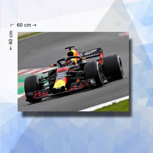 Diamond Painting pakket Formule 1 Racing - 60 x40 cm - vierkante steentjes