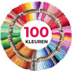 Borduurgaren - 100 kleuren - Borduren